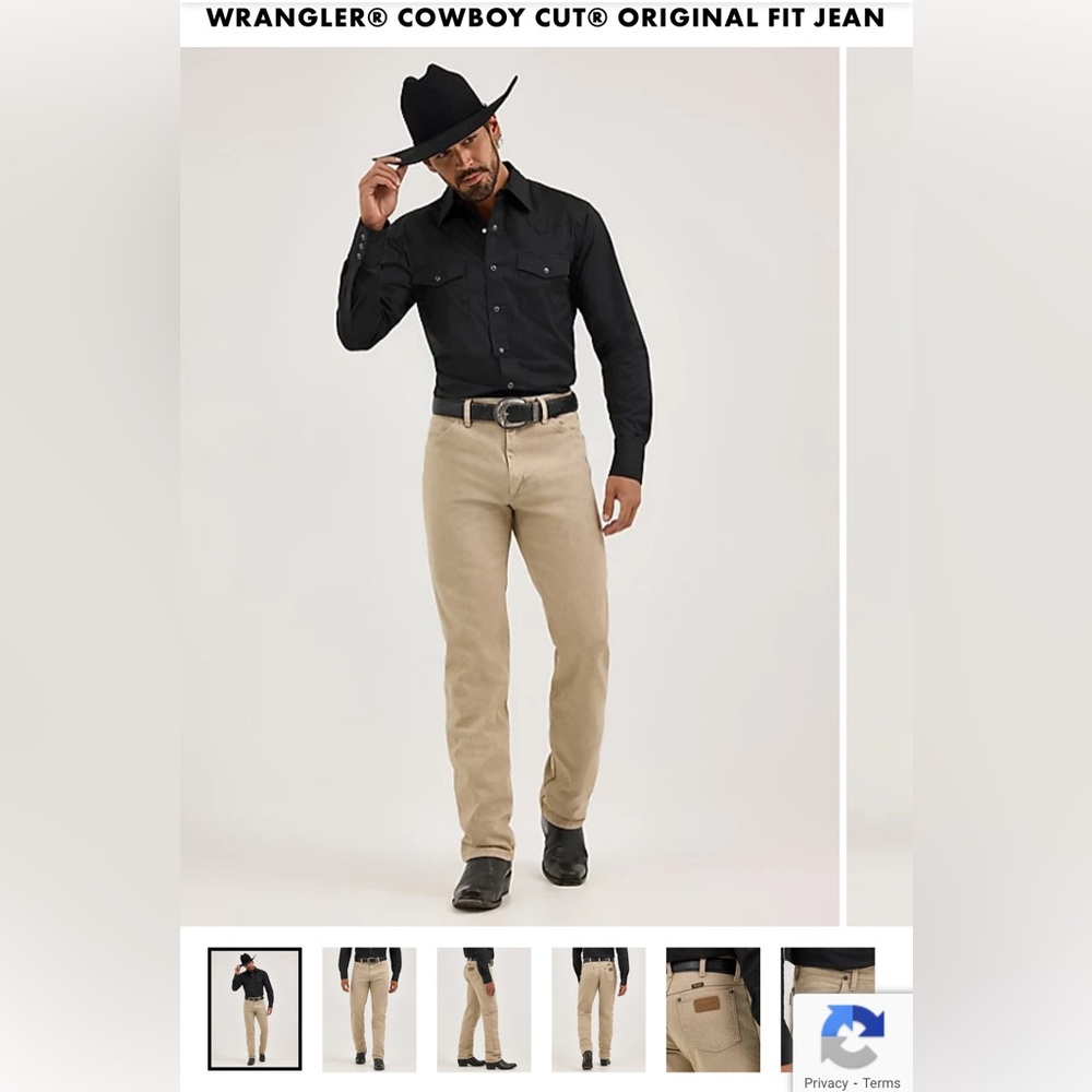 Wrangler cowboy cut original fit jeans